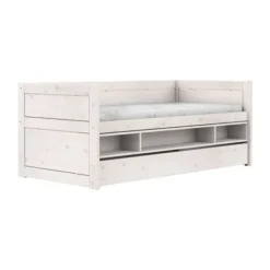 LIFETIME Kajuitbed Met Bedlade - White Wash Wit Best