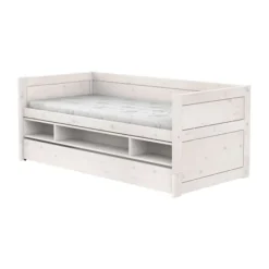 LIFETIME Kajuitbed Met Bedlade - White Wash Wit Best