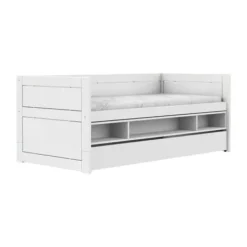LIFETIME Kajuitbed Met Bedlade - White Wash Wit Best