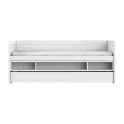 LIFETIME Kajuitbed Met Bedlade - White Wash Wit Best
