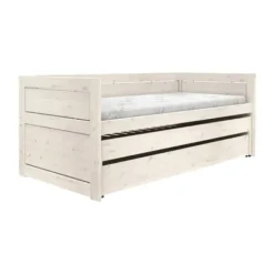 LIFETIME Kajuitbed Met Logeerbed - White Wash Wit Sale