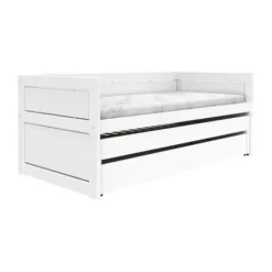 LIFETIME Kajuitbed Met Logeerbed - White Wash Wit Sale