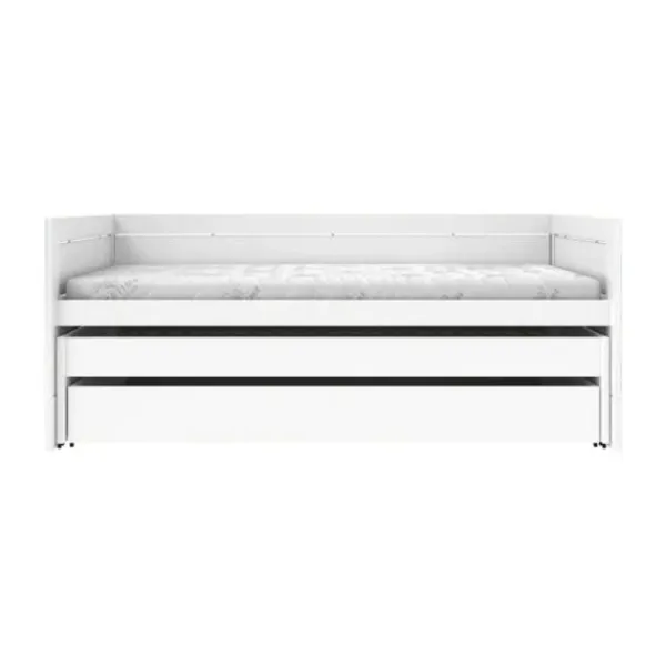 LIFETIME Kajuitbed Met Logeerbed - White Wash Wit Sale