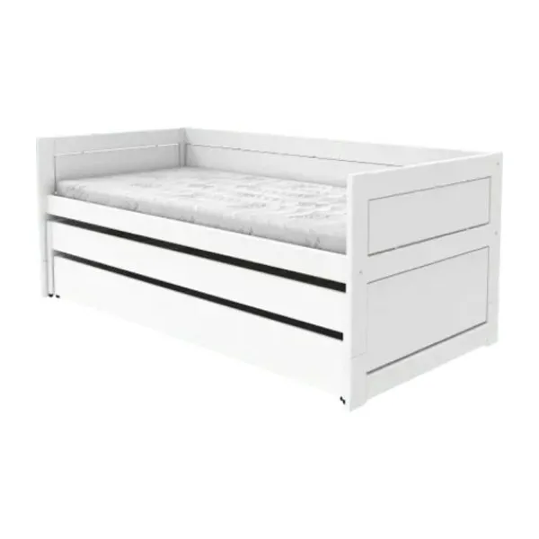 LIFETIME Kajuitbed Met Logeerbed - White Wash Wit Sale