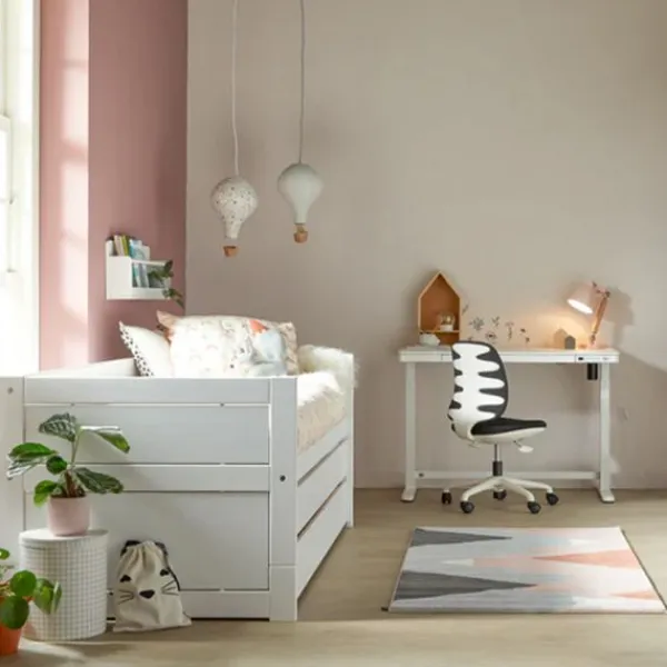 LIFETIME Kajuitbed Met Logeerbed - White Wash Wit Sale