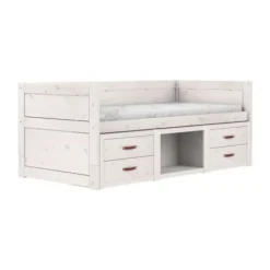 LIFETIME Kajuitbed Met Opberging - White Wash Wit Best