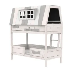 LIFETIME Kidsroom Avonturenbed - My Hangout - Premium Rolbodem Wit New
