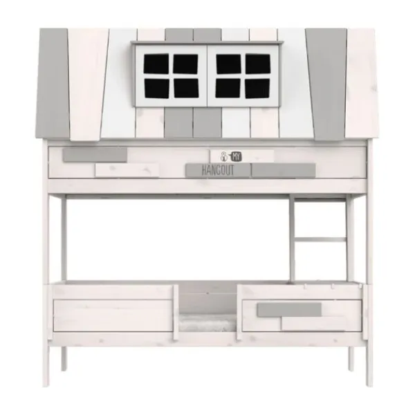 LIFETIME Kidsroom Avonturenbed - My Hangout - Premium Rolbodem Wit New