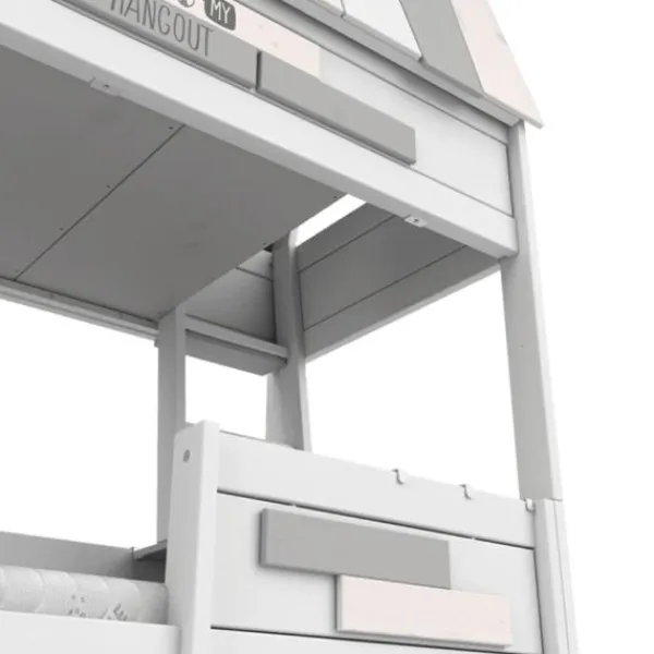 LIFETIME Kidsroom Avonturenbed - My Hangout - Premium Rolbodem Wit New