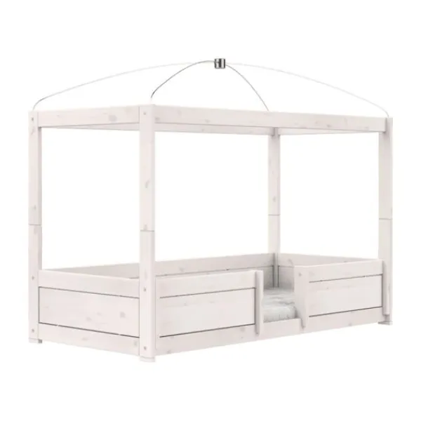 LIFETIME Kidsroom Hemelbed 4‑In‑1 – Premium Rolbodem Wit Hot