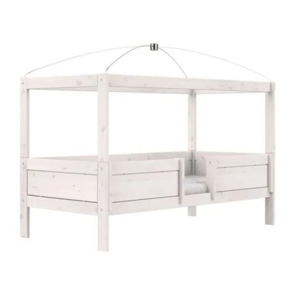 LIFETIME Kidsroom Hemelbed 4‑In‑1 – Premium Rolbodem Wit Hot