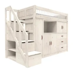 LIFETIME Kidsroom Hoogslaper All-In-One - Premium Rolbodem Hot