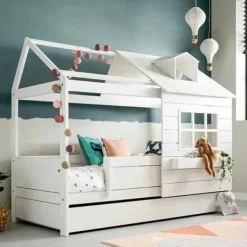 LIFETIME Kidsrooms LIFETIME Kidsroom Kajuitbed - Beach House - Premium Rolbodem Hot
