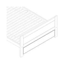 LIFETIME Kidsrooms Afdekplaat Voor Ledikant 120cm Wit Gelakt New