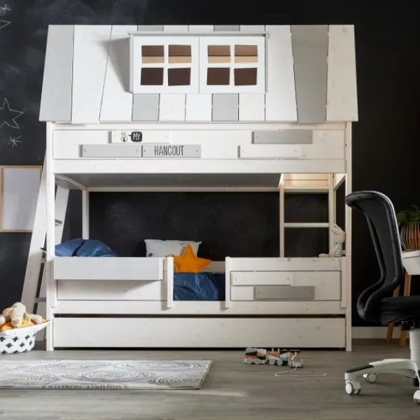 LIFETIME Kidsrooms Avonturenbed Hangout Luxe Whitewash Wit Outlet
