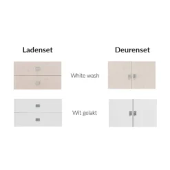 LIFETIME Kidsrooms Boekenkast 1-Vak Whitewash Wit Online