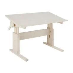 LIFETIME Kidsrooms Bureau Klein Dubbel Verstelbaar Whitewash Wit Sale