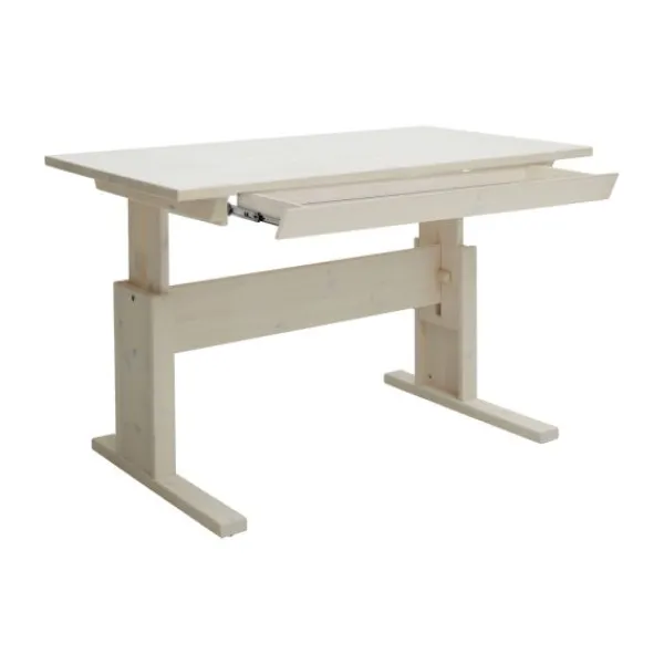 LIFETIME Kidsrooms Bureau Klein Verstelbaar Met Lade Whitewash Wit Best