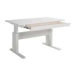 LIFETIME Kidsrooms Bureau Klein Verstelbaar Met Lade Whitewash Wit Best