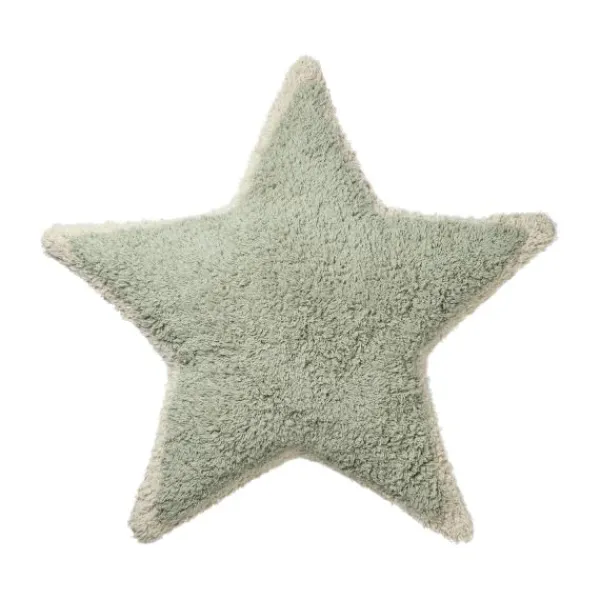 LIFETIME Kidsrooms Essence Kussen - Ster - Sage Blue New