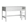 LIFETIME Kidsrooms Halfhoogslaper Luxe Rechte Trap Whitewash Best