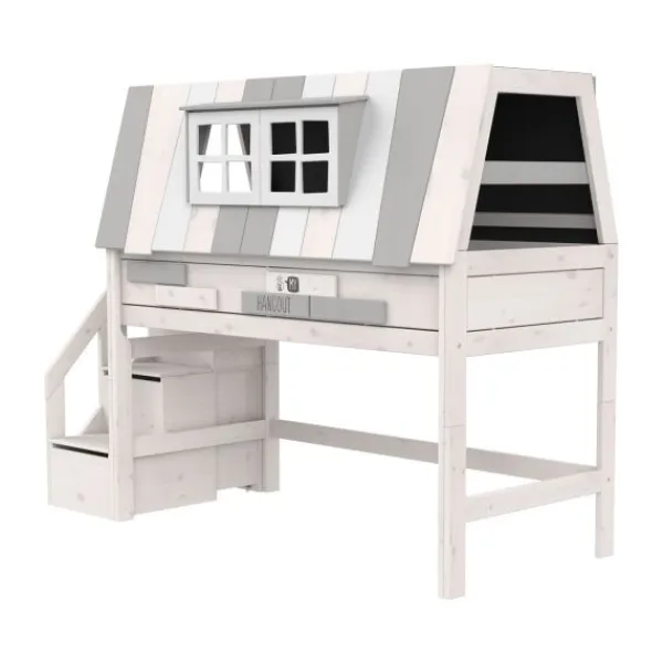 LIFETIME Kidsrooms Halfhoogslaper My Hangout - White-Wash Online