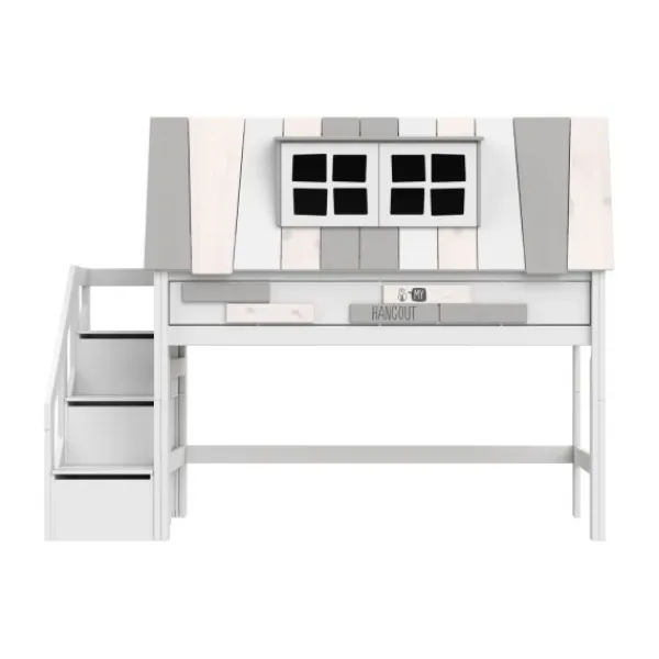 LIFETIME Kidsrooms Halfhoogslaper My Hangout - White-Wash Online