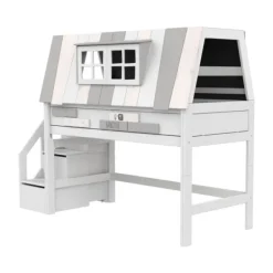 LIFETIME Kidsrooms Halfhoogslaper My Hangout - White-Wash Online