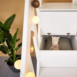 LIFETIME Kidsrooms Halfhoogslaper Lakehouse Luxe Wit Gelakt Hot