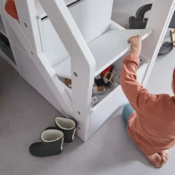 LIFETIME Kidsrooms Halfhoogslaper Lakehouse Luxe Wit Gelakt Hot