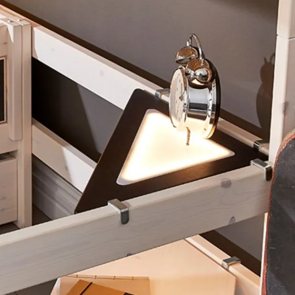 LIFETIME Kidsrooms Hoeklegplank Met Lamp Zwart Hot