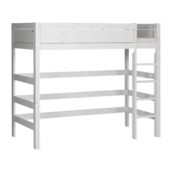 LIFETIME Kidsrooms Hoogslaper Luxe Rechte Trap Whitewash Hot