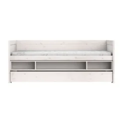 LIFETIME Kidsrooms Kajuitbed Met Opbergbox en Bedlade - Whitewash Best
