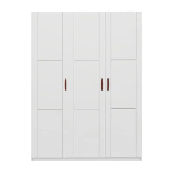 LIFETIME Kidsrooms Kledingkast 3-Deurs - White Wash Hot