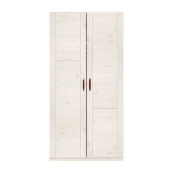 LIFETIME Kidsrooms Kledingkast 2-Deurs - White Wash Clearance