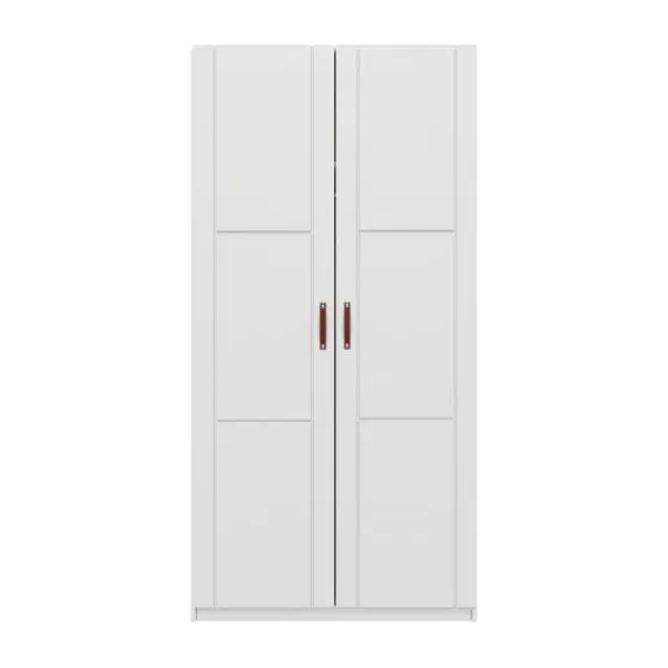 LIFETIME Kidsrooms Kledingkast 2-Deurs - White Wash Clearance