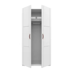 LIFETIME Kidsrooms Kledingkast 2-Deurs - White Wash Clearance