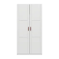 LIFETIME Kidsrooms Kledingkast 2-Deurs - Tussenwand - White Wash Hot