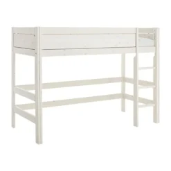 LIFETIME Kidsrooms Midhoogslaper Rechte Trap Whitewash Wit New