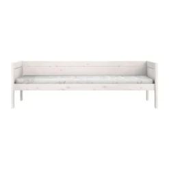 LIFETIME Kidsrooms Original Eenpersoonsbed - Premium Rolbodem - White Wash New