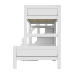 LIFETIME Kidsrooms Stapelbed Family Met Trapkast - Premium - 90/120 x 200 cm Wit