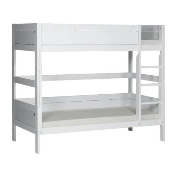 LIFETIME Kidsrooms Stapelbed Luxe Rechte Trap Whitewash Hot