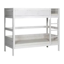 LIFETIME Kidsrooms Stapelbed Luxe Rechte Trap Whitewash Hot