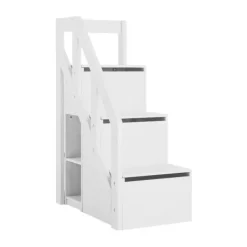 LIFETIME Kidsrooms Trap / Boekenkast Voor Halfhoogslaper Whitewash Wit New