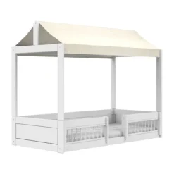 LIFETIME Kidsrooms LIFETIME Montessori Hutbed - Wit Best