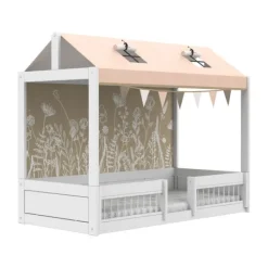 LIFETIME Kidsrooms LIFETIME Montessori Hutbed - Wit Best