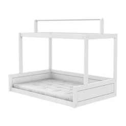 LIFETIME Kidsrooms LIFETIME Montessoribed Met Dakconstructie - Wit