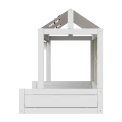 LIFETIME Kidsrooms LIFETIME Montessoribed Met Dakconstructie - Wit