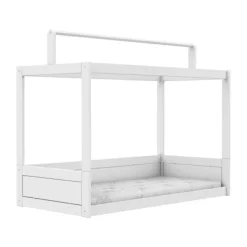 LIFETIME Kidsrooms LIFETIME Montessoribed Met Dakconstructie - Wit Online