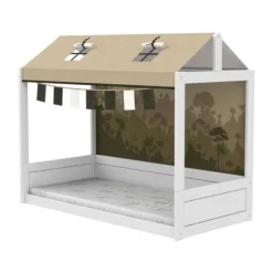 LIFETIME Kidsrooms LIFETIME Montessoribed Met Dakconstructie - Wit Online